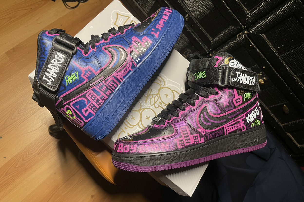 CUSTOM AF1  Bubblegumz