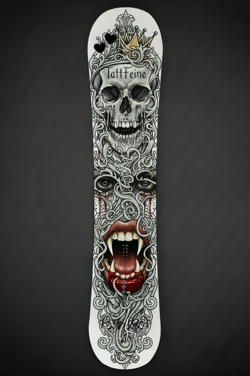 3 piece collection CUSTOM vampire SNOWBOARD