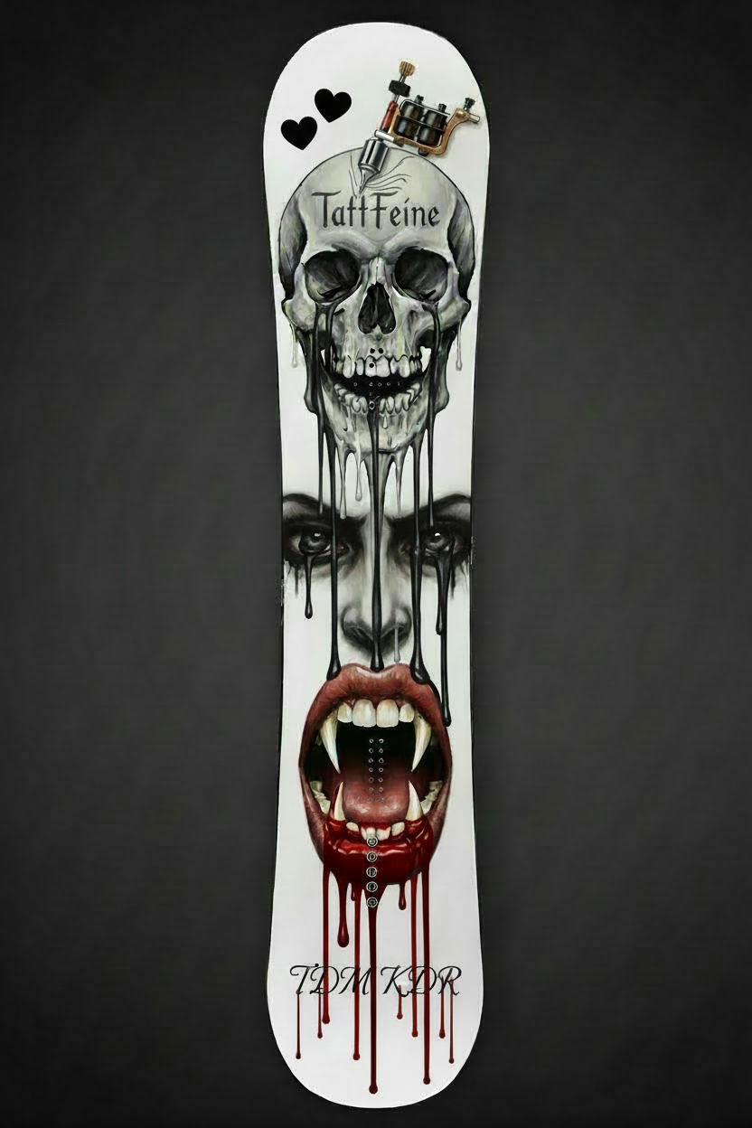 3 piece collection CUSTOM vampire SNOWBOARD
