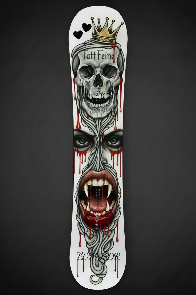 3 piece collection CUSTOM vampire SNOWBOARD